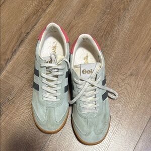 Adidas Gray and Pink Sneakers